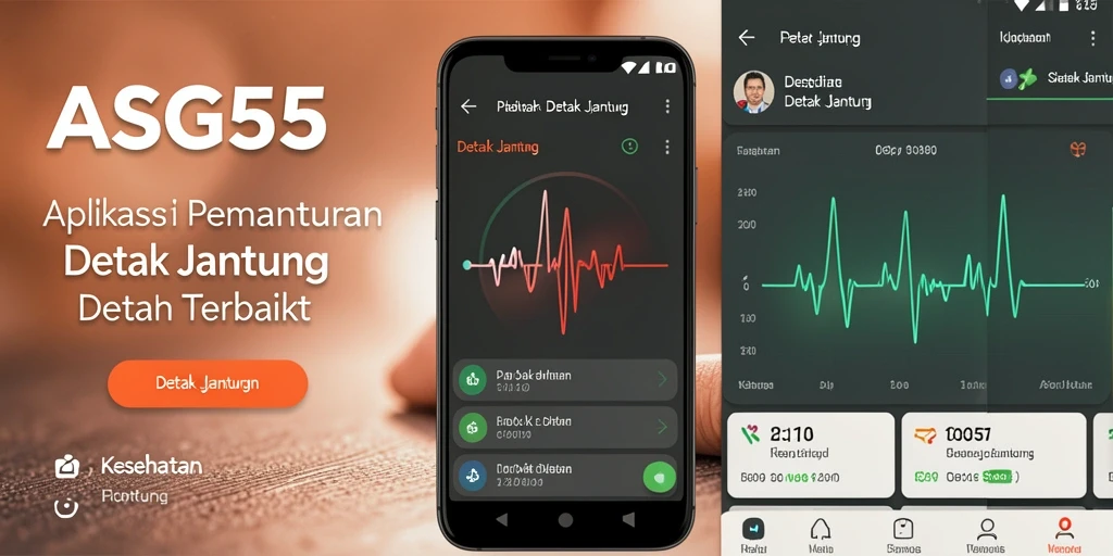 Tampilan antarmuka ASG55 yang intuitif dan informatif.