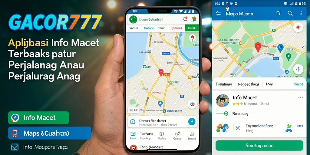 Antarmuka aplikasi GACOR777 menampilkan informasi kemacetan yang jelas dan mudah dipahami.