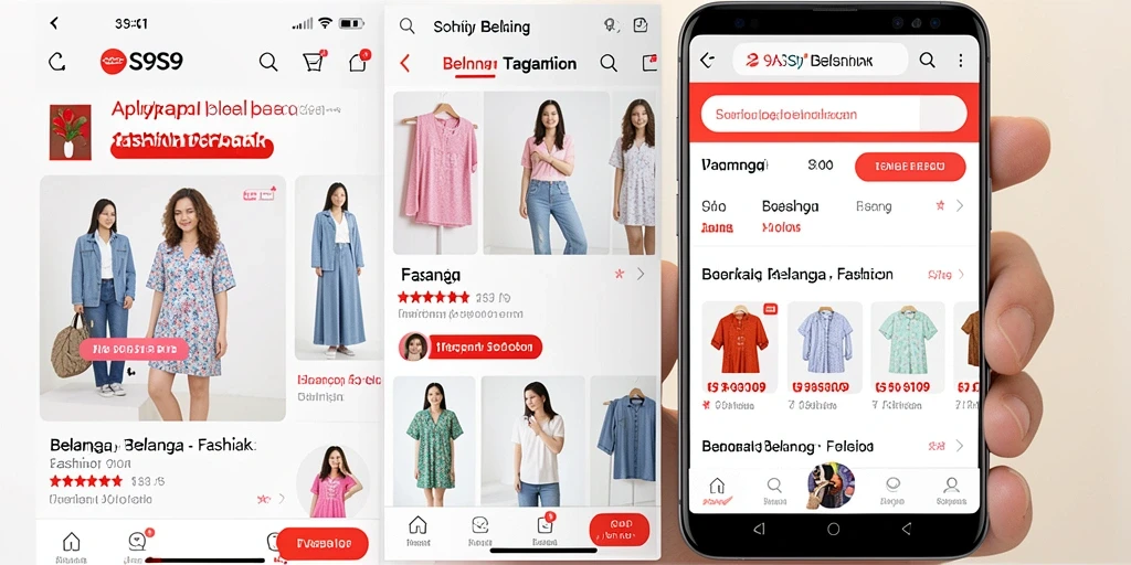 Tampilan antarmuka aplikasi S9S9 yang modern dan atraktif.