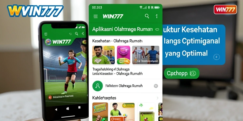 Tampilan antarmuka aplikasi WIN777 yang menarik dan mudah digunakan.